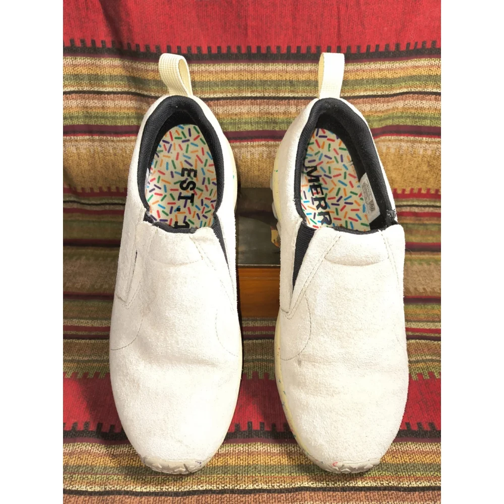 Merrell Limited Edition Women's Funfetti Birthday Cake Jungle Moc Size 8 Suede‎